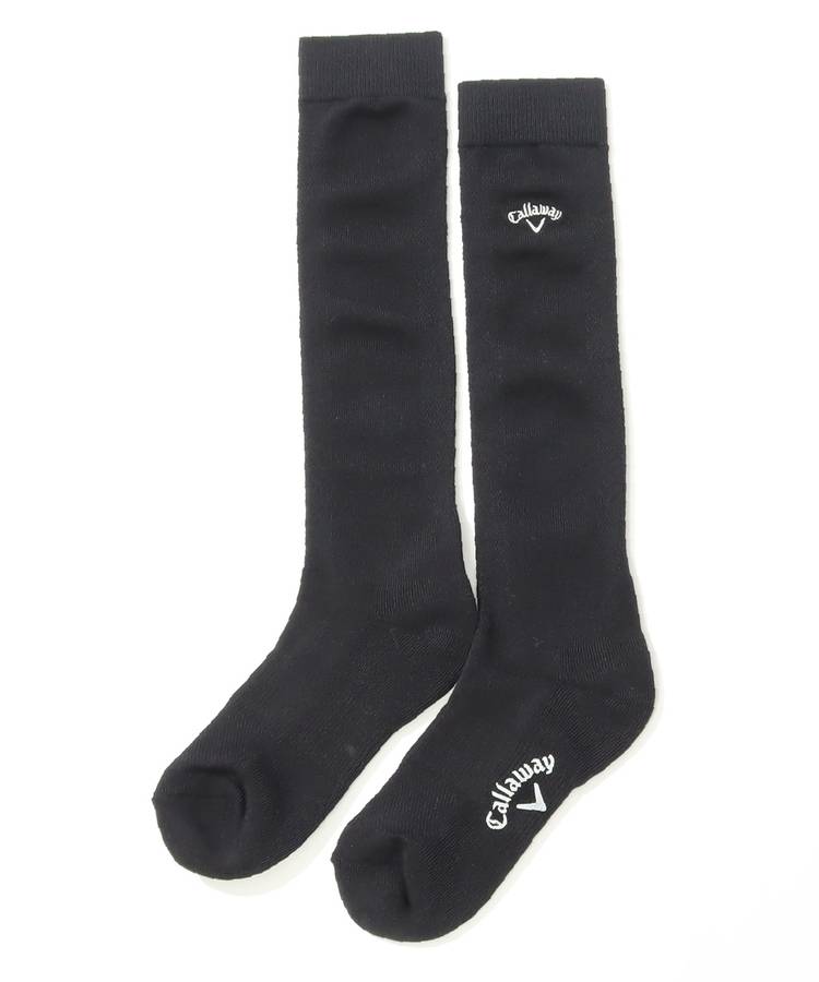 CA 【抗菌防臭】サイドロゴメッシュ切替ハイソックス