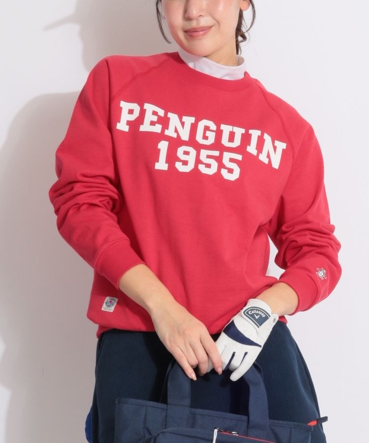 【ユニセックス】ロゴプリントスウェットプルオーバー