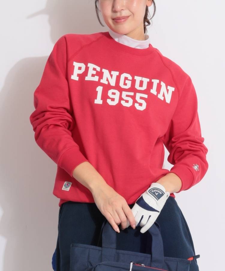 PM 【ユニセックス】ロゴプリントスウェットプルオーバー