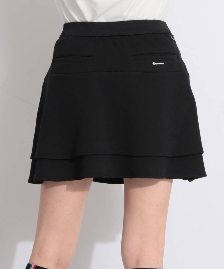 TG 【撥水UV】一体型ペチパンツ付きダブルフレアスカート