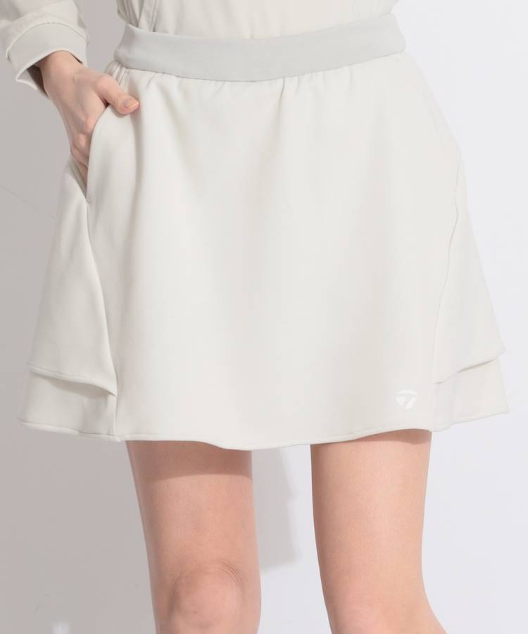 TG 【撥水UV】一体型ペチパンツ付きダブルフレアスカート