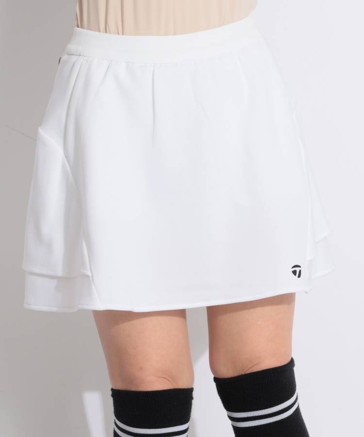 TG 【撥水UV】一体型ペチパンツ付きダブルフレアスカート