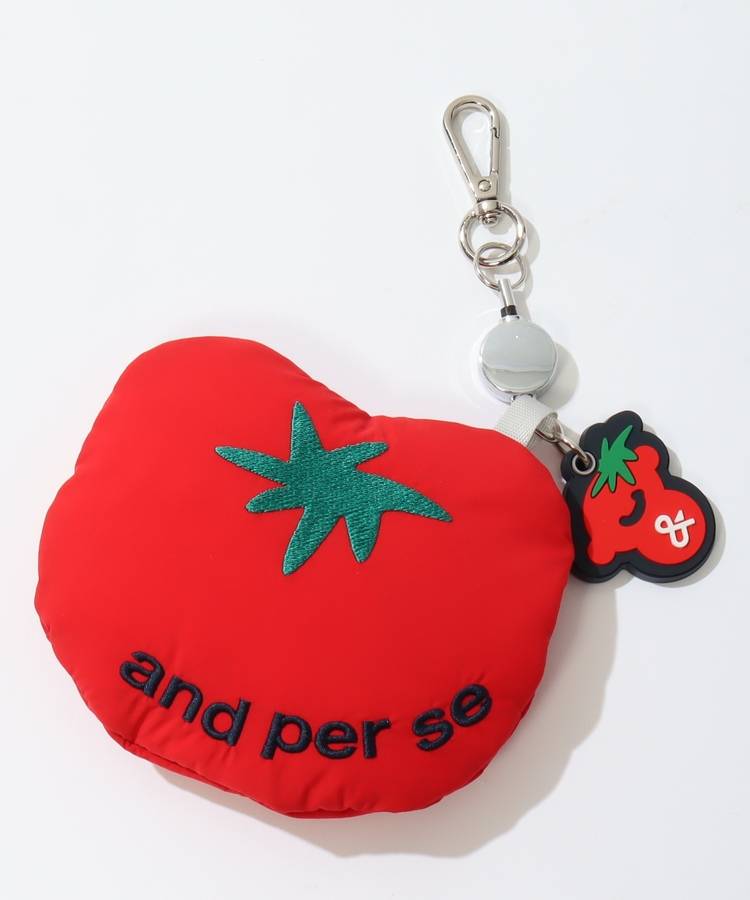 AP トマト型ボールポーチ