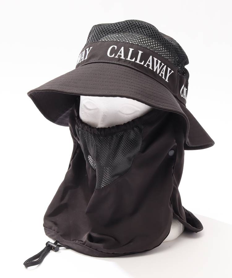 CA 【4WAY】日よけフェイスカバー付きハット