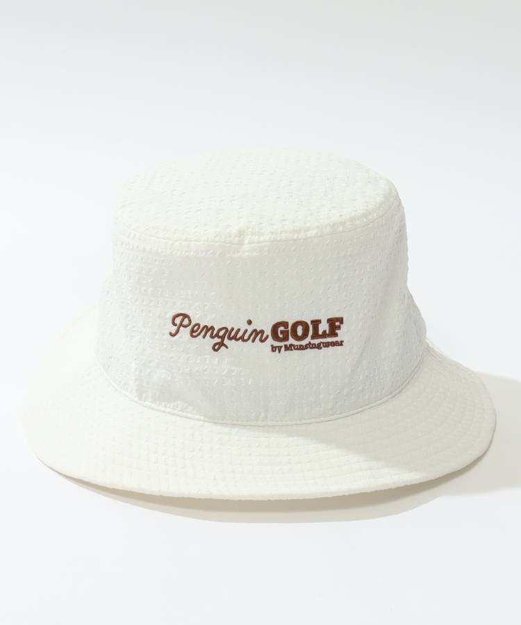 PM ロゴ刺しゅうバケットハット