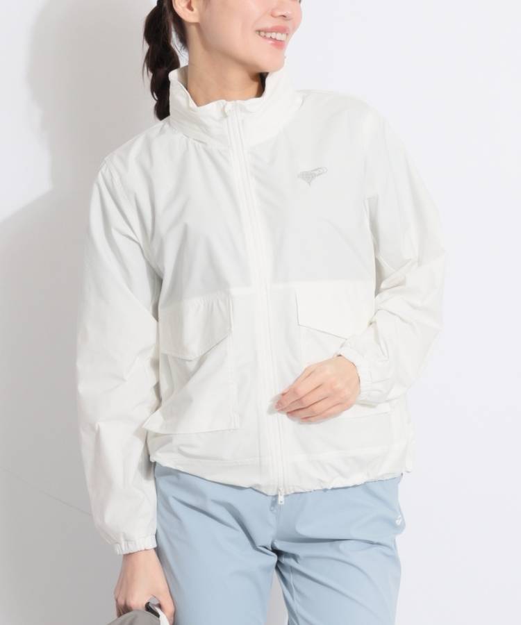 BE 【撥水ストレッチ】ビッグポケットフーディブルゾン