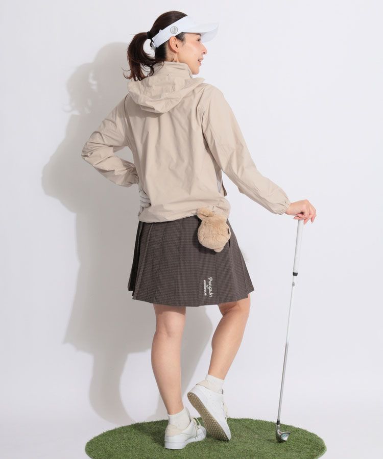 ぺチパンツ一体型サッカープリーツスカート