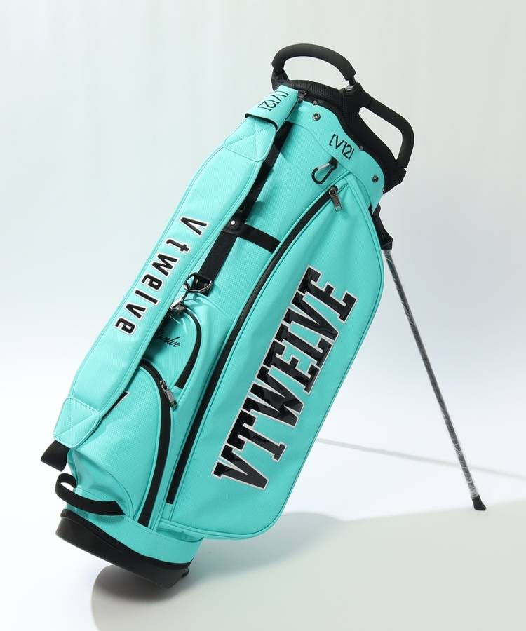 VI 合皮スタンドキャディバッグ(ターコイズグリーン)