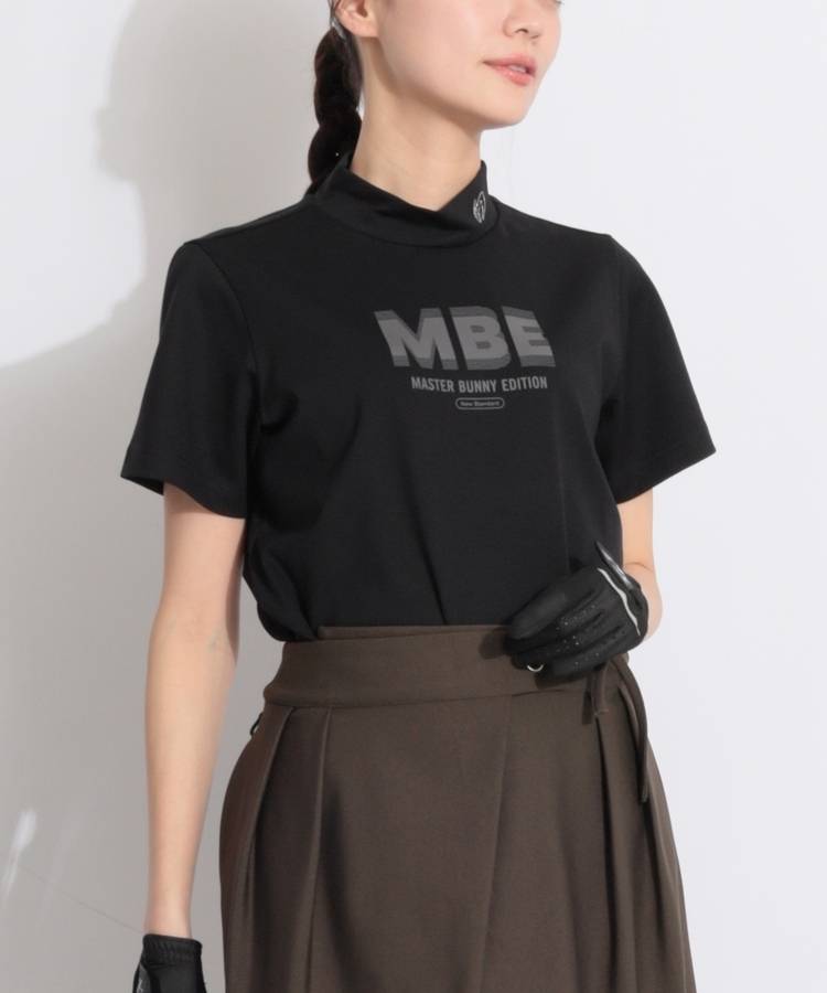 MB シャドーロゴモックネック半袖カットソー