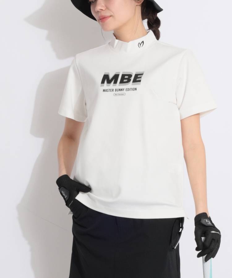 MB シャドーロゴモックネック半袖カットソー
