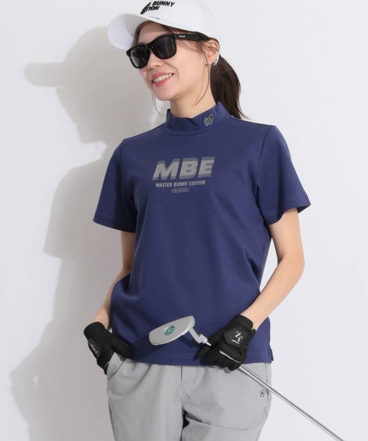 MB シャドーロゴモックネック半袖カットソー