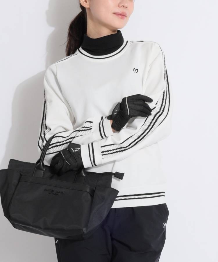 MB 袖ラインクルーネックニット