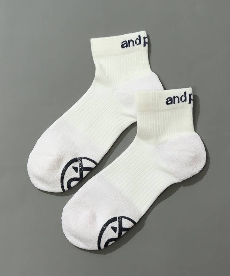 AP ペーパーファイバーロゴショートソックス