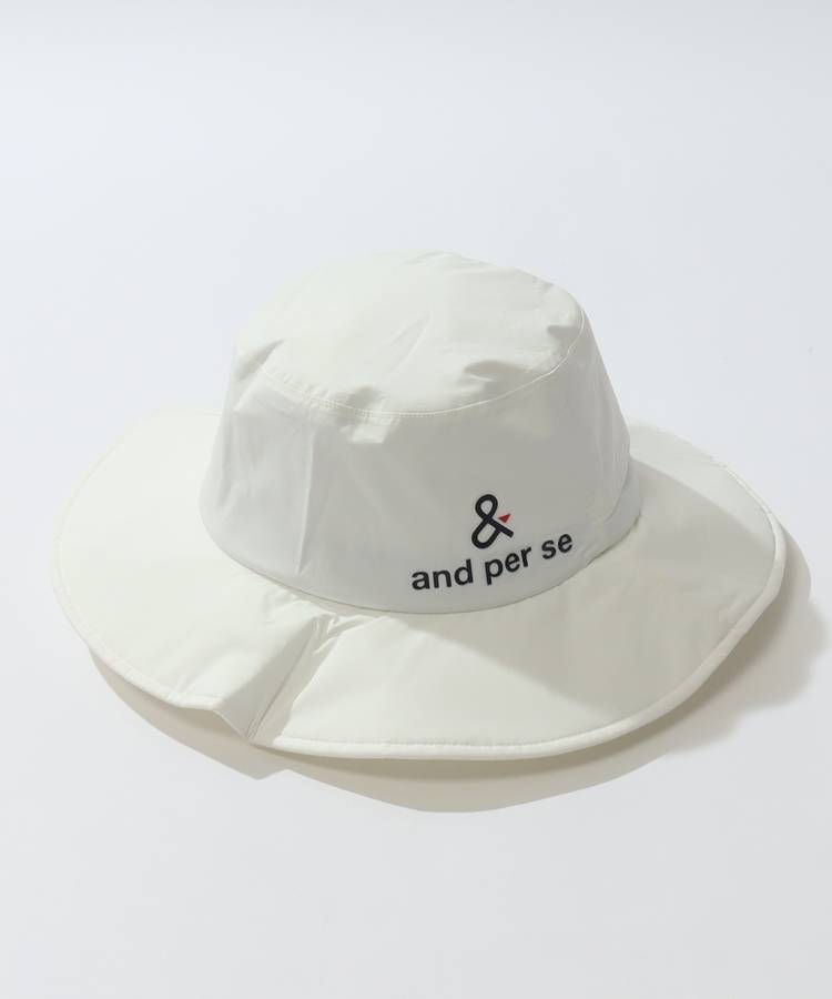 AP 【耐水透湿】日よけカバー付きレインバケットハット