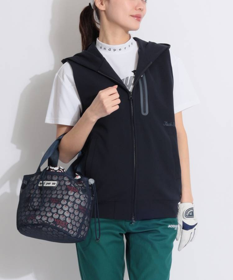 JB 【ストレッチUV】ダンボールジップフーディベスト