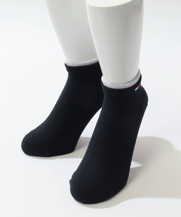 TH 【抗菌防臭】二重ラインアンクルソックス