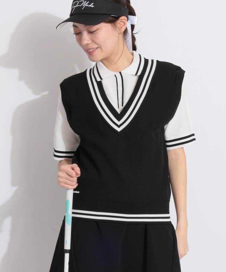 TG 【ストレッチ】Vネックラインベスト