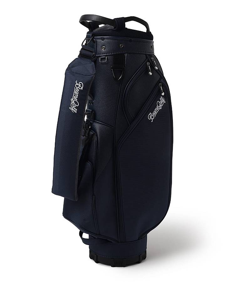 BE スクリプトロゴ合皮調キャディバッグ