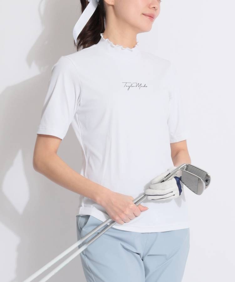 TG 【吸汗速乾】メロウリブモックネック半袖カットソー