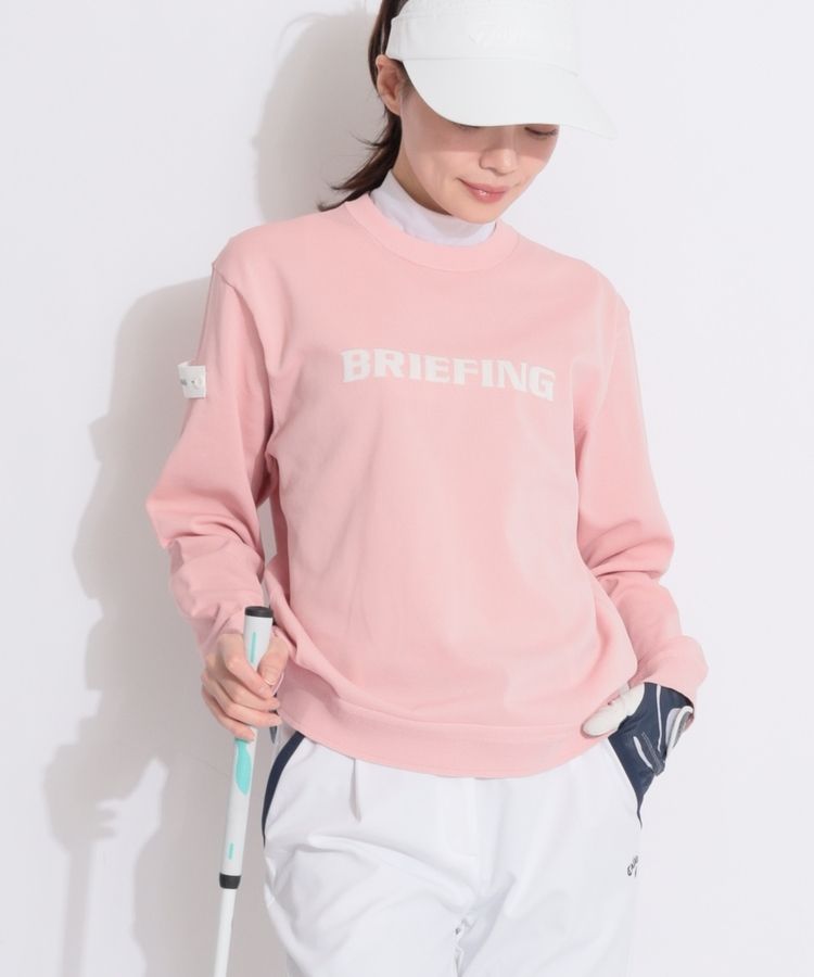 定番バックロゴラインクルーネックニット