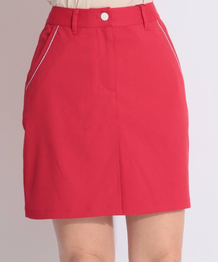 TH 【ストレッチ】ポケットラインミドル丈スカート