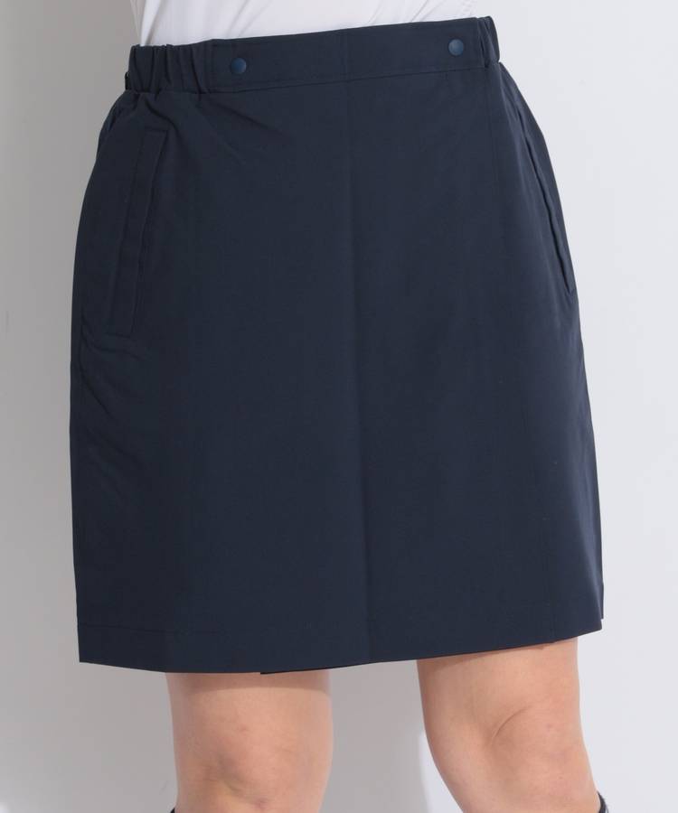 AM 【透湿防水】収納袋付きラップレインスカート