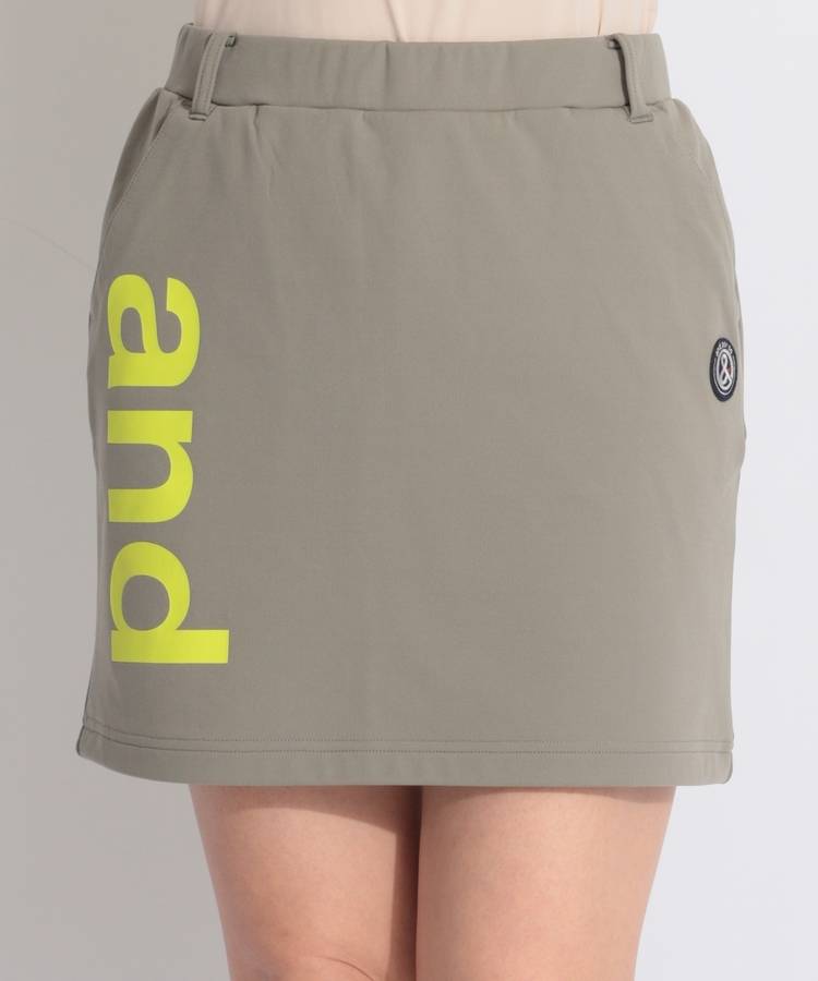 AP 【UVストレッチ】ビッグロゴスウェットスカート