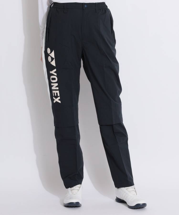 YX 【撥水】サイドロゴラインレインロングパンツ