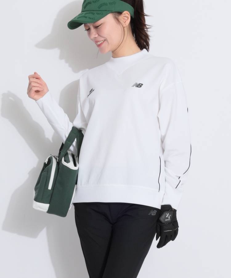 NB 【ストレッチ】バックプリントVラインプルオーバー