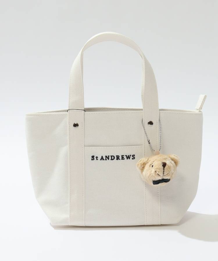 SA テディベアチャーム付きシンプルカートバッグ