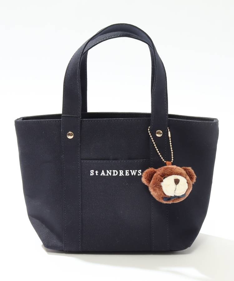 SA テディベアチャーム付きシンプルカートバッグ