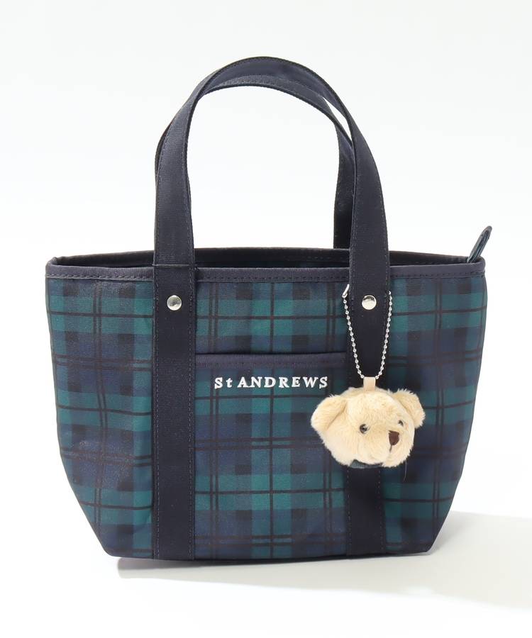 SA テディベアチャーム付きシンプルカートバッグ