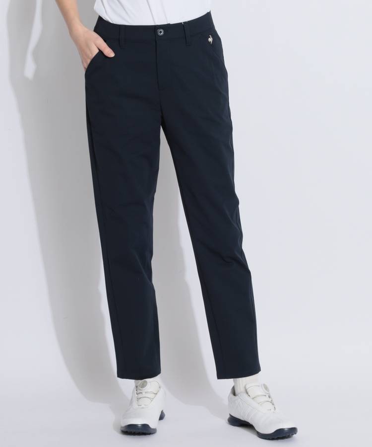 LQ 【防汚UV】シンプル9分丈テーパードパンツ