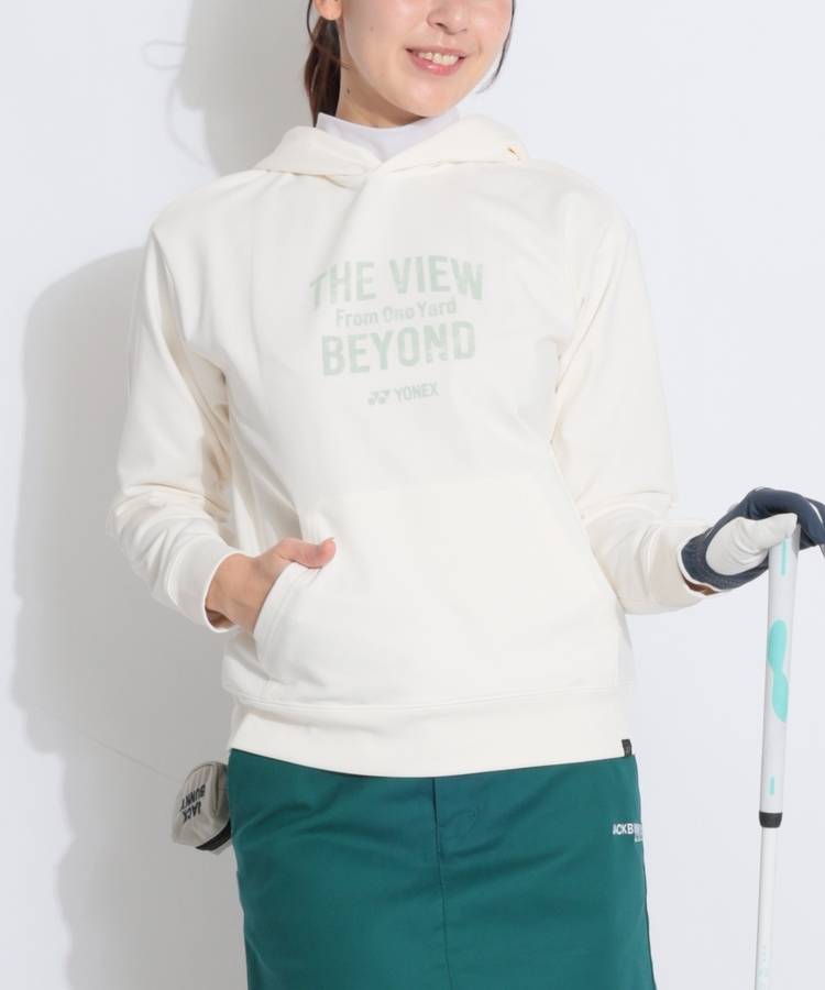 YX 【静電気防止】ヴィンテージロゴ裏毛スウェットパーカー