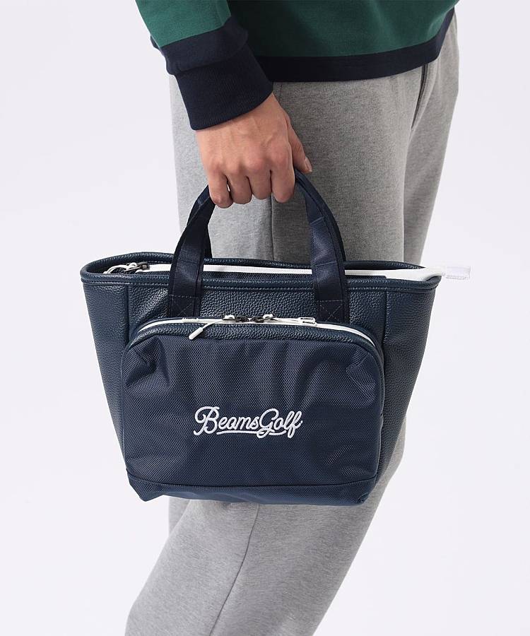 BE 【保温保冷】スクリプトロゴ合皮調カートバッグ