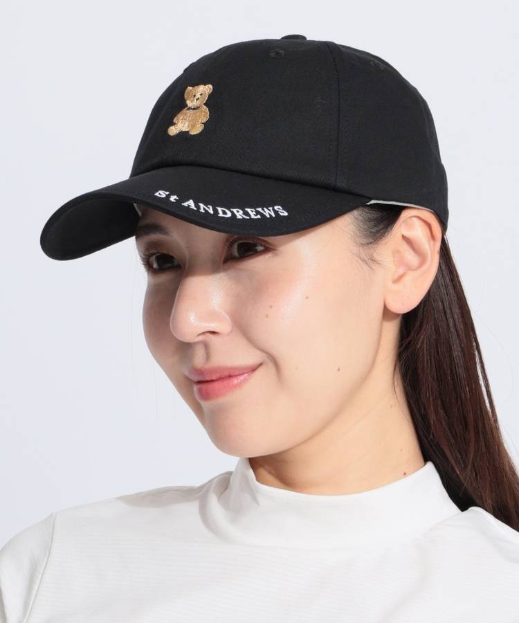 SA テディベア刺繍キャップ