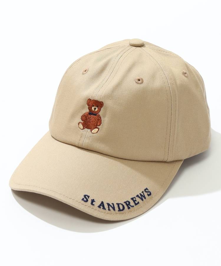 SA テディベア刺繍キャップ