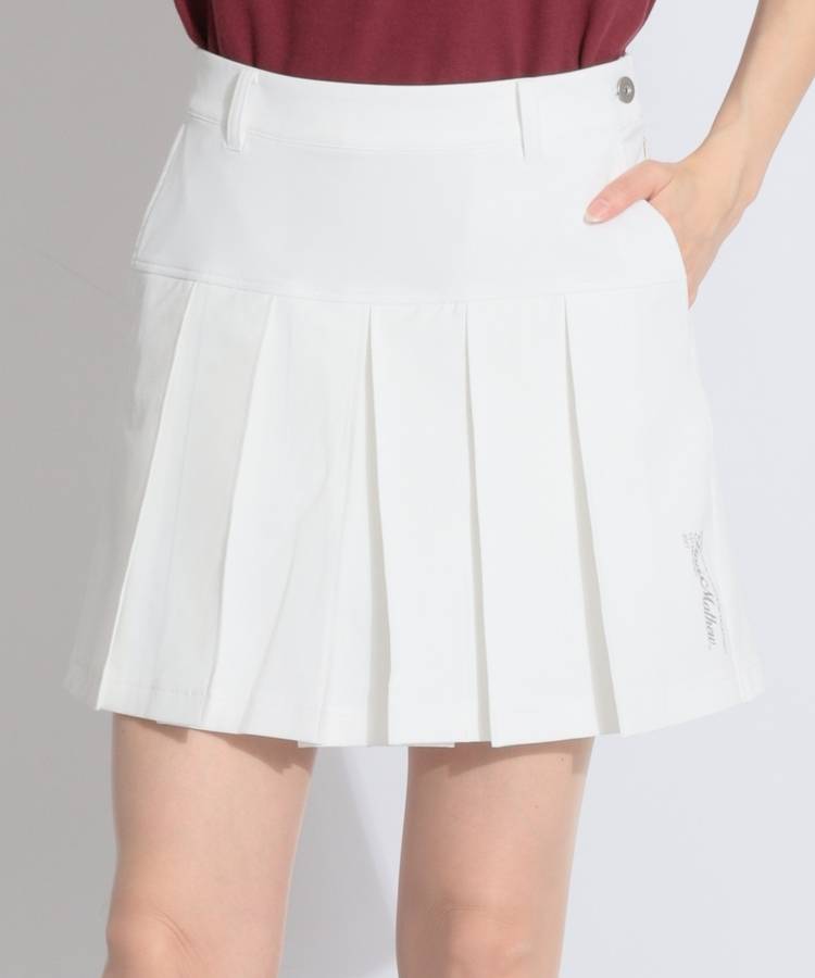 TM 【接触冷感】プリーツ切替スカート風ショートパンツ