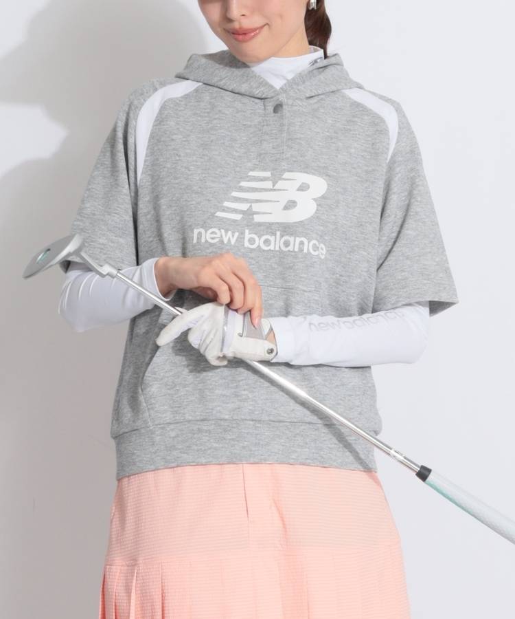 NB 【吸水速乾】スウェット半袖フーディプルオーバー