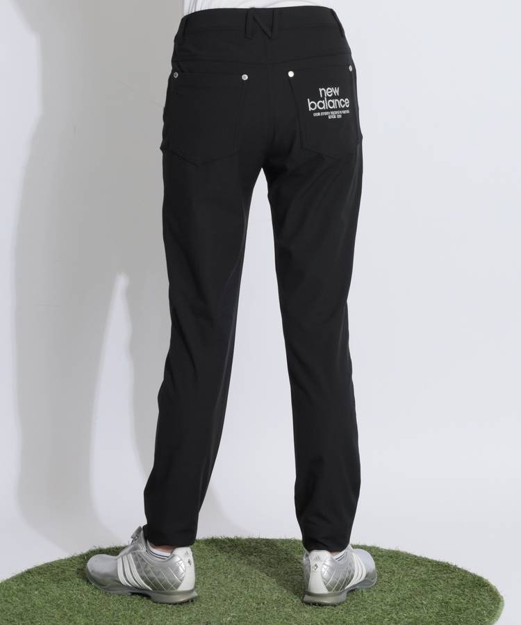 NB 【UPF40+】バックロゴ刺繍スリムロングパンツ