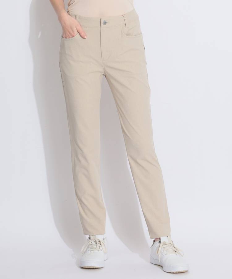 NB 【UPF40+】バックロゴ刺繍スリムロングパンツ