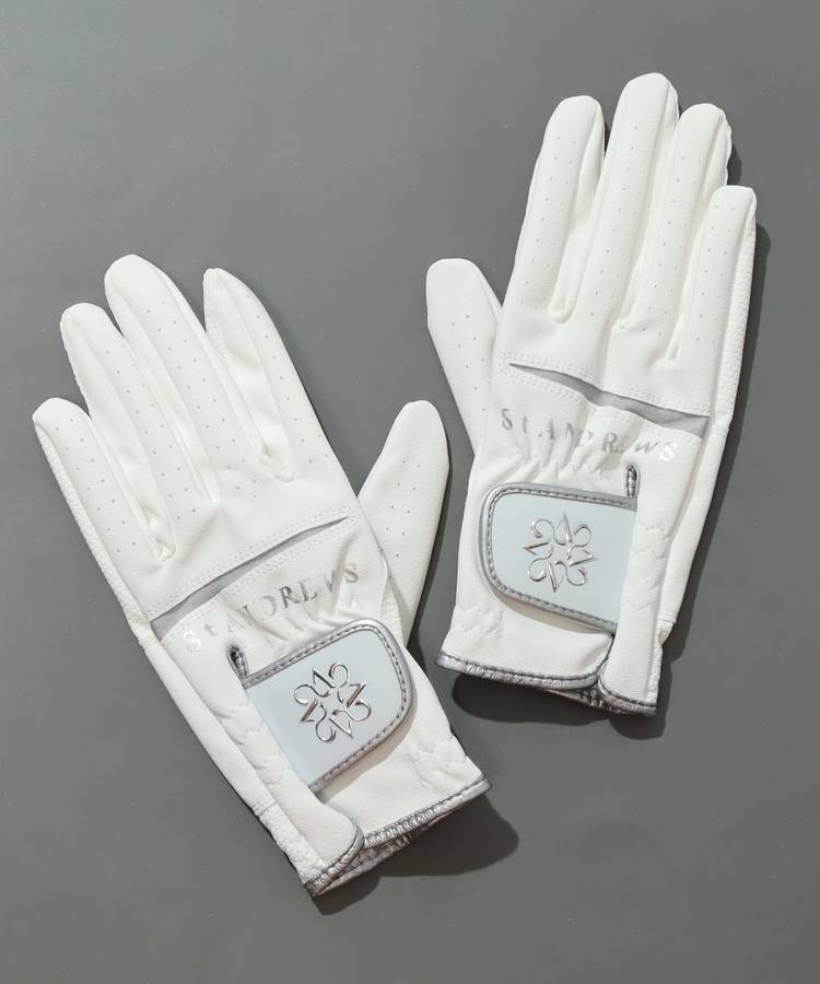 SA ロゴプリント合皮グローブ(両手)