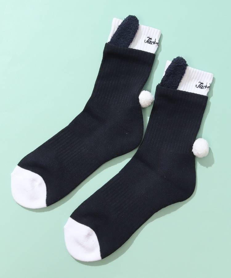 JB 【抗菌防臭】うさぎミドルソックス