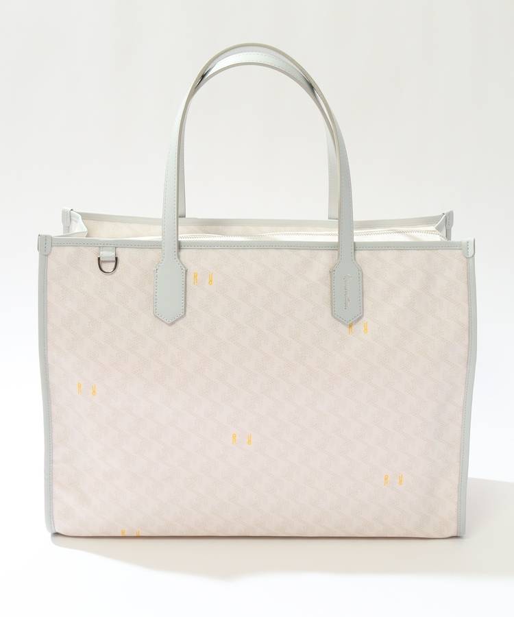 RR 【ラニウススクエアビッグ】ロゴ総柄トートバッグ