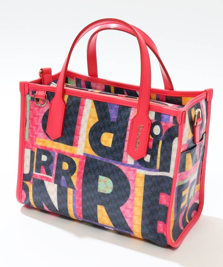 RR 【ラニウススクエアミニ】総柄ショルダーカートバッグ