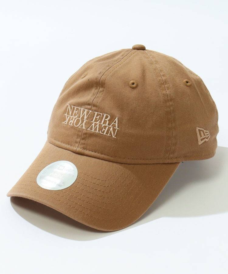 NE ロゴ刺繍ツイルキャップ(ブラウン)