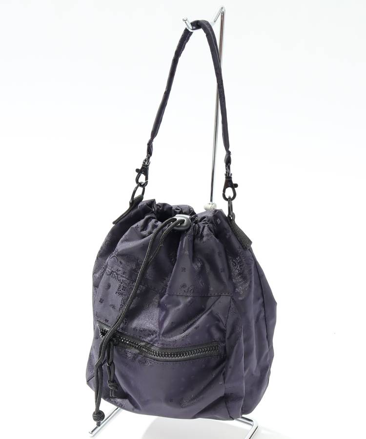 NE ショルダー付き2WAY巾着カートバッグ(ペイズリー)