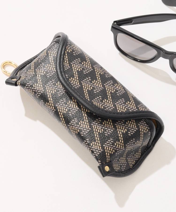 RR フック付き総柄サングラスケース