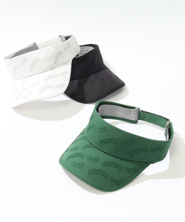 YARDモノグラム調刺しゅうロゴサンバイザー