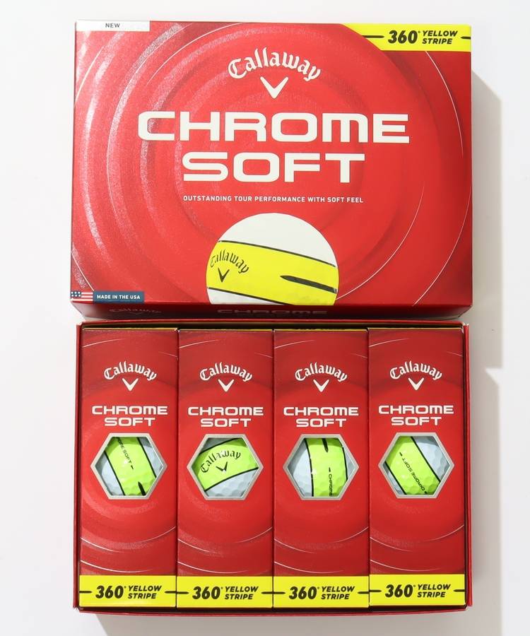 CG CHROMESOFTボールセット(ホワイトイエロー)